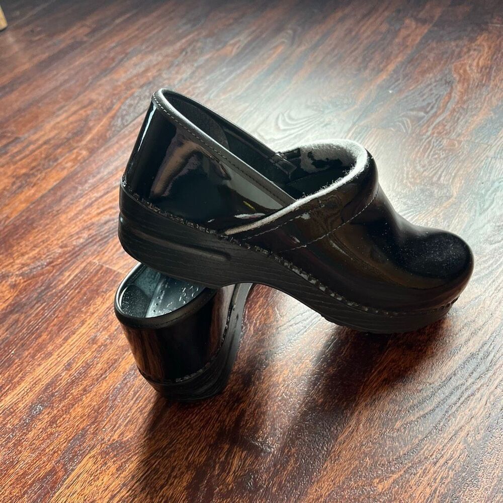 Dansko Black professional Clogs Size 39 Size 8.5 Womens work clogs nurse clogs - Picture 8 of 11